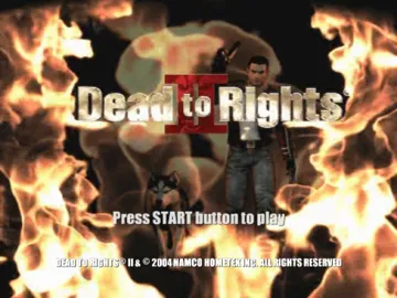 Dead to Rights II screen shot title